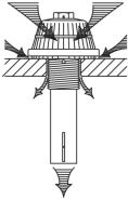 Normal filter nozzles