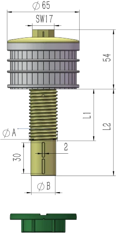 Normal filter nozzles
