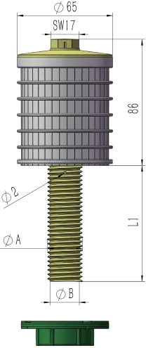Normal filter nozzles