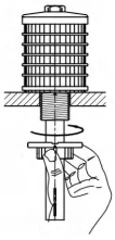 Normal filter nozzles