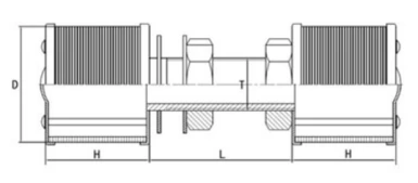 Double-head SS filter nozzles